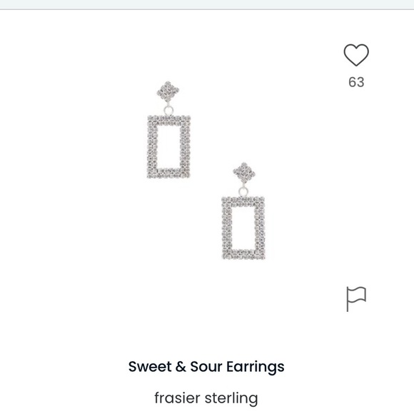 NWT Frasier Sterling Sweet and Sour cubic zirconia silver accent dangly earrings - Picture 10 of 10